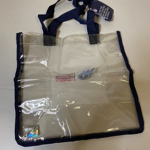 NWT Clear TN Titans Stadium Bag - Picture 2 of 4